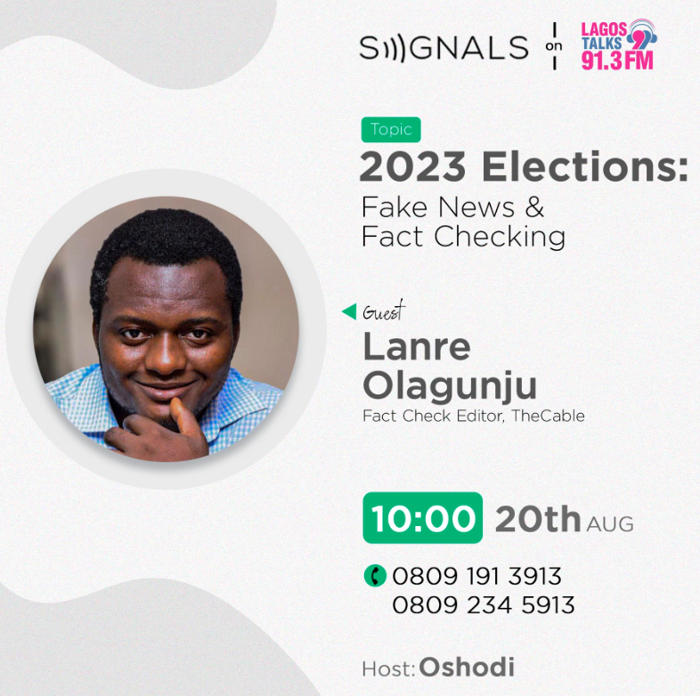 2023 ELECTIONS: Fake news and fact-checking