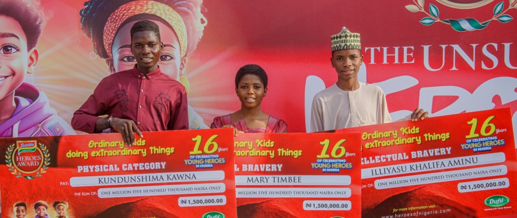 3 Young Nigerians Honoured for Acts of Bravery in Season 16 of the Indomie Heroes Awards
